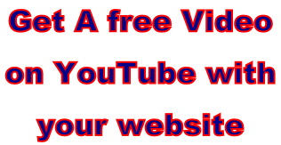 Get A free Video  on YouTube with  your website